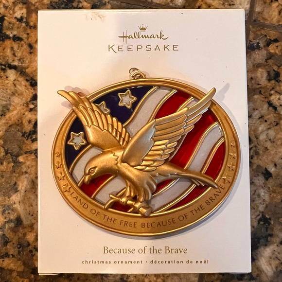 Hallmark Other - Hallmark Ornament ~ Because Of The Brave  (2009) collector item